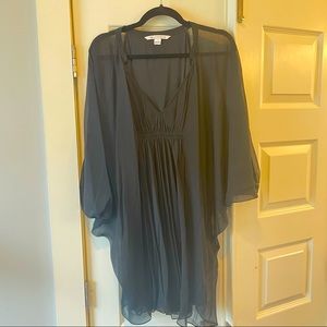 DVF black Dress with Dolman Sleeves
